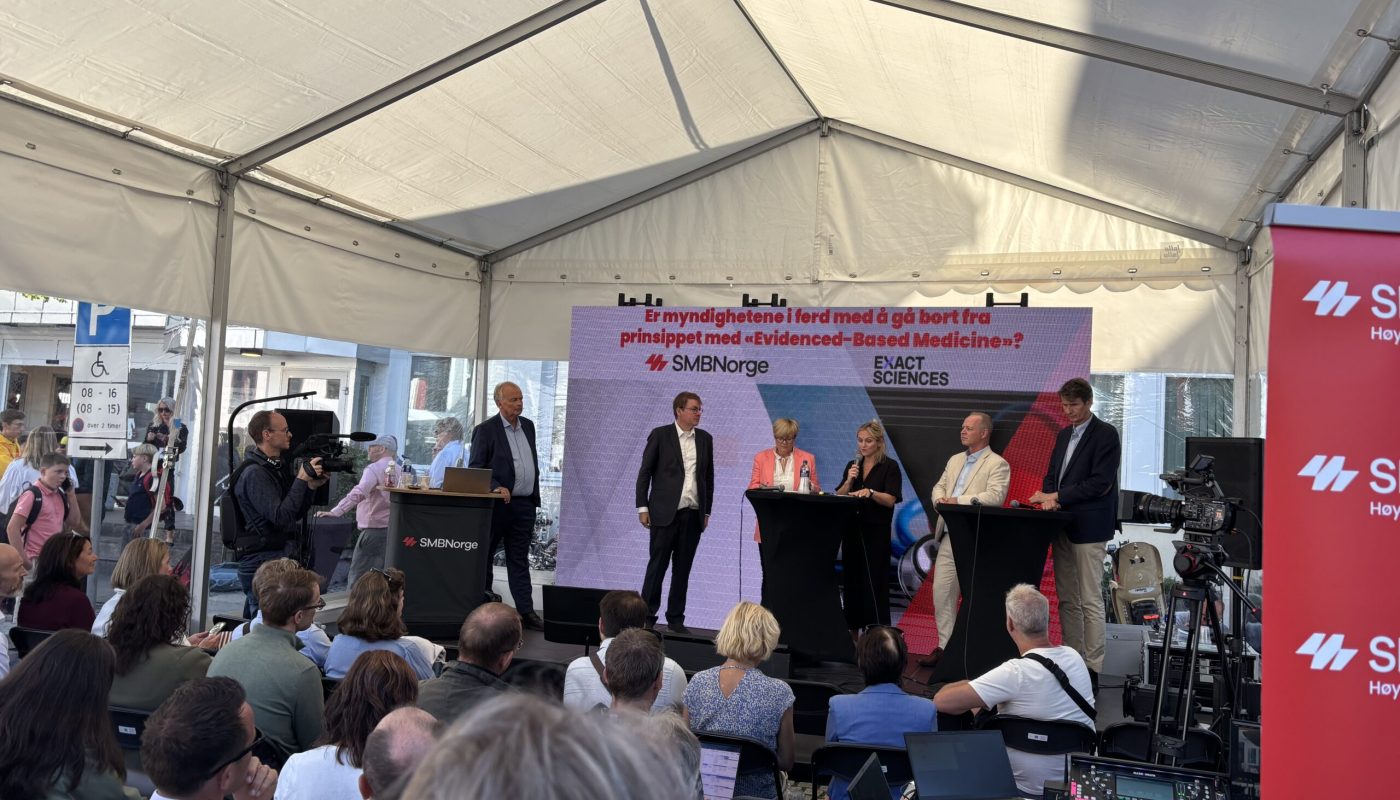 Det var godt oppmøte på SMB Norges debatter i SMB-teltet under årets Arendalsuka.