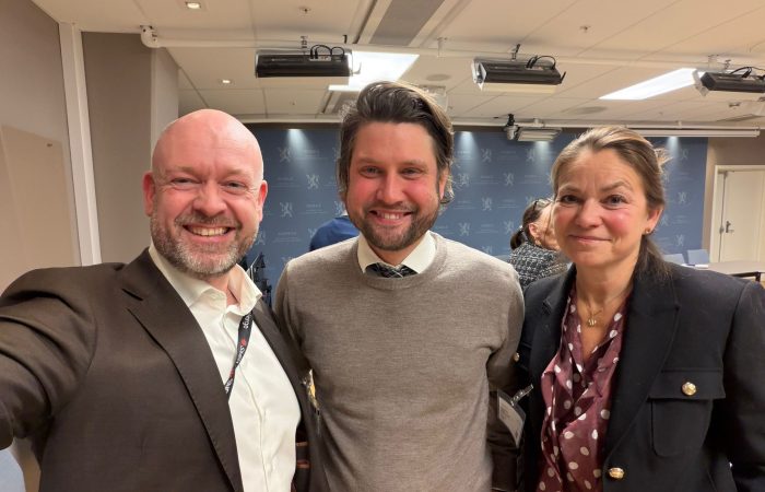 SMB Norge var representert ved administrerende direktør Jørun Rytman og Forbundsstyrets 2. nestleder Ragnhild Skjævestad i møtet med statssekretær Vegard Grøslie Wennesland og Næringsdepartementet.