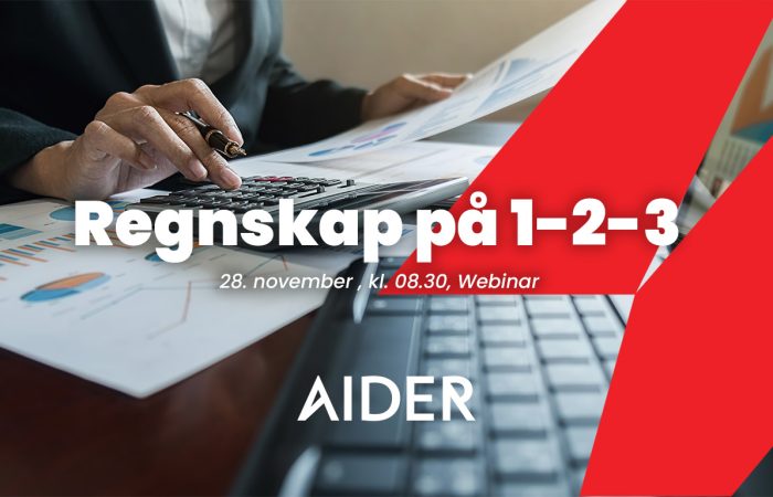 Aider økonomi webinar grafikk