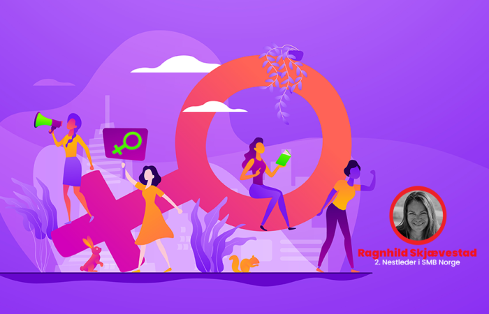 SMB Norge heier på kvinnene som har tatt steget ut i egen bedrift. Foto: AdobeStock.